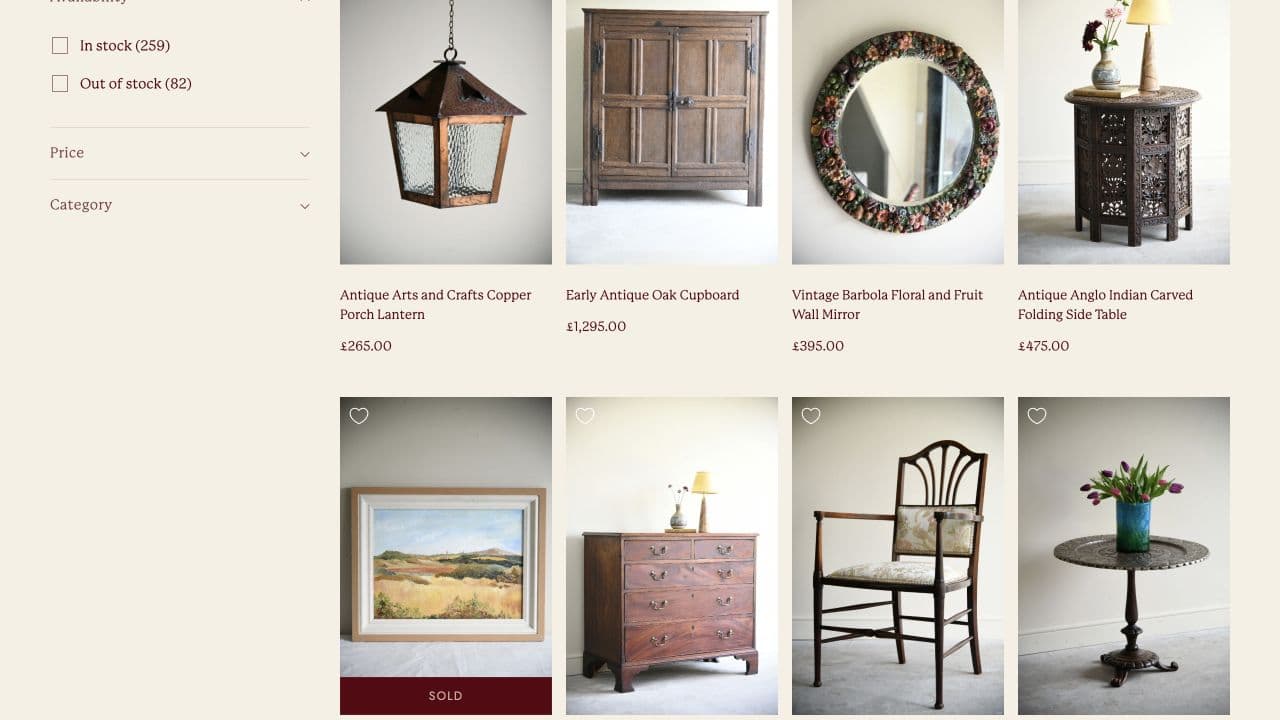 Kernow Furniture product or collection page details