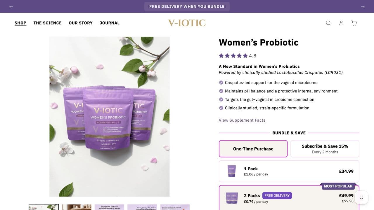 V-IOTIC product or collection page details